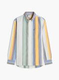 Multi Relaxed Fit Multicolour Stripe Oxford Shirt  Men