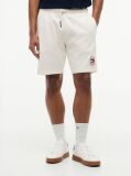 Beige Logo Embroidery Terry Sweat Bermuda Shorts  Men