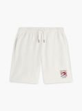Beige Logo Embroidery Terry Sweat Bermuda Shorts  Men
