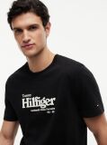 Μαύρο T-Shirt Με Λογότυπο  Άνδρες
