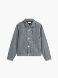 Multi Stripe Denim Jacket  Men