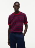 Multi Stripe Textured Jersey T-Shirt  Men