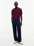 Multi Stripe Textured Jersey T-Shirt  Men