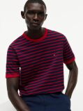 Multi Stripe Textured Jersey T-Shirt  Men