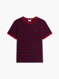 Multi Stripe Textured Jersey T-Shirt  Men