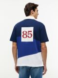 Multi Άνετη Μπλούζα Πόλο Με Colour-Blocked Σχέδιο Και Λογότυπο  Άνδρες