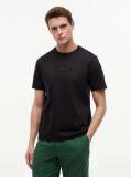 Black Embossed Logo Interlock T-Shirt  Men