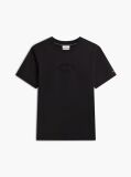 Black Embossed Logo Interlock T-Shirt  Men
