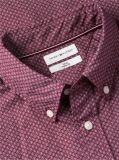 Red TH Flex Regular Fit Geometric Shirt  Men