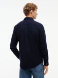 Blue Regular Fit Herringbone Flannel Button-Down Shirt  Men