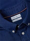 Blue Regular Fit Chambray Shirt  Men