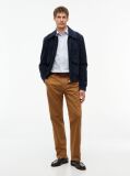 Blue Regular Fit Dobby Button-Down Shirt  Men