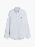 Blue Regular Fit Dobby Button-Down Shirt  Men