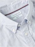 Blue Regular Fit Dobby Button-Down Shirt  Men
