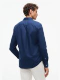 Blue Regular Fit Dobby Button-Down Shirt  Men