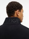Black Performance Relaxed Logo Collar Quarter-Zip Jumper  Men