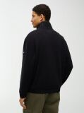 Black Performance Relaxed Logo Collar Quarter-Zip Jumper  Men