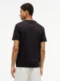 Μαύρο T-Shirt Με Λογότυπο Και Interlock Πλέξη   Άνδρες