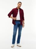 Blue Denton Slim Straight Faded Jeans  Men