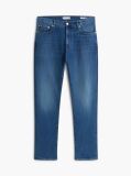 Blue Denton Slim Straight Faded Jeans  Men