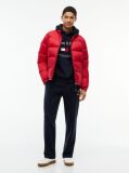 Blue Logo Embroidery Fleece Drawstring Joggers  Men