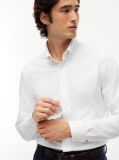 White Performance New York Label Slim Fit Jersey Shirt  Men