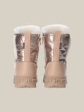 Beige Lace-Up Snow Boots  Girls
