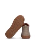 Beige Lace-Up Bootie  Kids Unisex