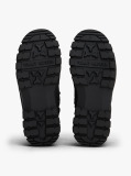 Black Cleat Flag Ankle Boots  Kids Unisex