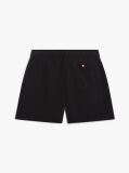 Black Original Logo Embroidery Mid Length Swim Shorts  Boys