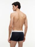 Blue 3-Pack Signature Repeat Logo Waistband Trunks  Men