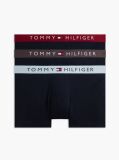 Multi 3-Pack TH Original Logo Waistband Trunks  Men