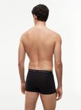 Black 3-Pack Global Stripe Logo Waistband Trunks  Men