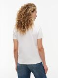 White Organic Cotton Logo T-Shirt  Women