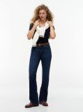 Blue V-Neck Slim Fit T-Shirt  Women