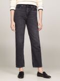 Grey Classics High Rise Fitted Straight Jeans  Women