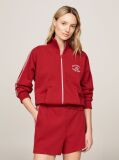 Red Sport Varsity Zip-Thru Track Jacket  Women