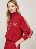 Red Sport Varsity Zip-Thru Track Jacket  Women