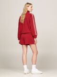 Red Sport Varsity Zip-Thru Track Jacket  Women