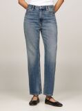 Blue High Rise Straight Ankle Jeans  Women