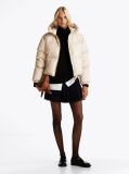 Multi Signature Print Puffer Jacket  Women