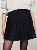 Multi Wool Blend Pleated Mini Skirt  Women
