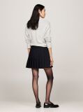 Multi Wool Blend Pleated Mini Skirt  Women