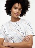 Multi Boxy T-Shirt Με Πλέξη Interlock  Γυναίκες