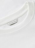 White Interlock Knit Boxy T-Shirt  Women