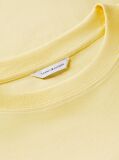 Κίτρινο Boxy T-Shirt Με Πλέξη Interlock  Γυναίκες