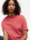 Multi Batwing Sleeve Crew Neck T-Shirt  Women