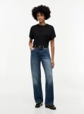 Black Batwing Sleeve Crew Neck T-Shirt  Women