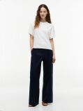 White Batwing Sleeve Crew Neck T-Shirt  Women