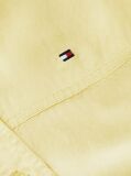 Yellow Relaxed Fit Drawstring Shirt With Linen  Women